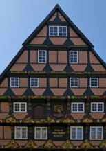 Hoppenerhaus, the most magnificent half-timbered house in the historic centre of Celle with a