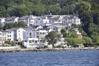 Houses with spa architecture in Sassnitz on RÃ¼gen, Mecklenburg-Vorpommern, Germany