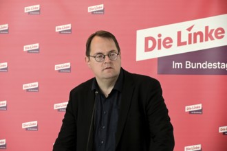 Sören Pellmann, Co-Chairman of the Left Party parliamentary group in the Bundestag, at the weekly