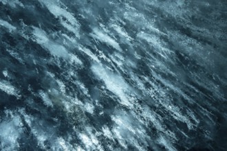 Detail, Ice structure with trapped air bubbles, Artificial ice cave through the glacier ice, Mer de