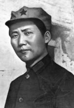 Portrait of the young Mao Zedong or Mao Tse-tung (1893-1976) Mao Zedong Tse-dong, ca. 1930s, China
