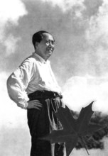 Portrait of Mao Zedong or Mao Tse-tung (1893-1976) President (1950-1959) ca. 1960s