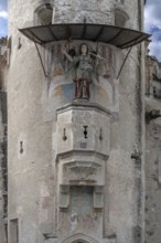 Sculpture of Justitia at Castel Sant'Angelo, Neustift St Margarethen Monastery, Vahrn, Bolzano