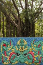 Graffiti, Street Art, Tonsai Beach, Ton Sai Bay, Ao Nang, Krabi, Thailand