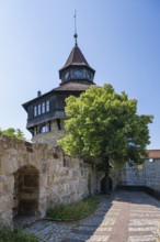 The thick tower, town fortifications, Esslingen Castle, Esslingen am Neckar, Esslingen district,