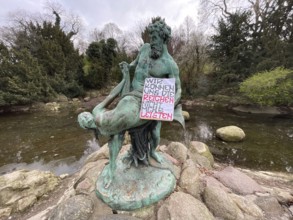 We can no longer afford the rich. Left-wing protest against wealth. Social protest. Funny, satire,