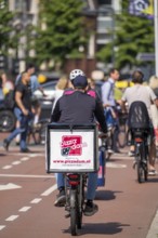 Cycling in the Netherlands, Utrecht, Pizza Bote, delivery service