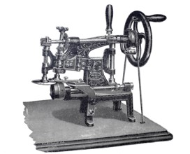 Shoemaker, shoemaker, sharpening machine by Robert Kiehle, around 1870, digitally improved