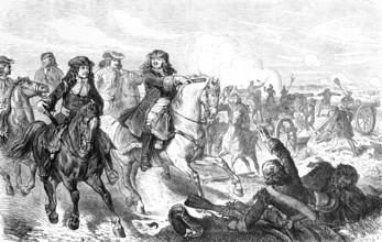 The victorious Great Elector Frederick William at the Battle of Fehrbellin (1675), Brandenburg's