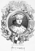 Portrait of Frederick I Elector of Brandenburg (1371-1440) Hohenzollern, Elector of the Holy Roman