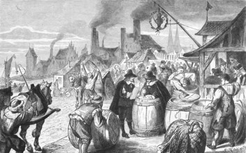 The Wittenlager in the 16th century, on the Baltic Sea on Skåne, then Denmark, today Sweden,