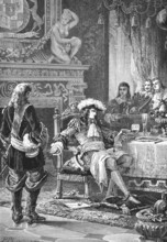 William III of Orange (1659-1702) receives the envoys of the nobility who favoured him, castle,