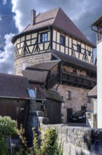 The Judenturm, former part of the city wall 1430, Höllgasse, Lauf an der Pegnitz, Middle Franconia,