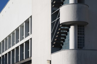 Outdoor staircase, Olympic Stadium, architects Yrjö Lindegren and Toivo Jäntti, Helsinki, Finland