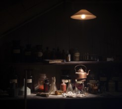 Historical chemistry laboratory, Tändsticksmuseet match museum or match museum, Jönköping,