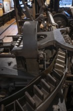 Historic machine for making matches, Tändsticksmuseet Match Museum or Match Museum, Jönköping,