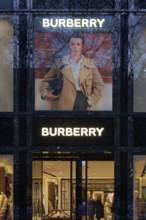 Store of British fashion brand Burberry auf der Kö, luxury shopping, Düsseldorf, North