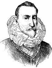 Portrait of Christopher Columbus or Cristóbal Colón (1451, 1506), discoverer of America in 1492,