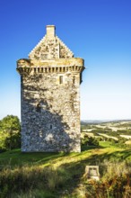 Fatlips Castle, Minto Crags, River Teviot, Roxburghshire, Scottish Borders, UK
