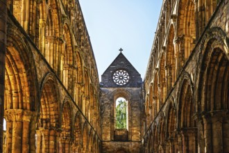 Jedburgh Abbey, Augustinian Abbey, Jedburgh, Scottish Borders, Scotland, UK