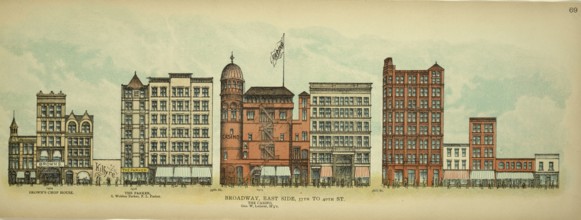 Broadway, East Side, 37th to 40th Street, the Casino, New York, Manhattan, America, USA, historic,