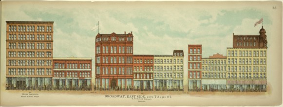 Broadway, East Side, 20th to 23rd Street, New York, Manhattan, America, USA, historic, authentic,