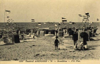 Baltic resort Arendsee, beach promenade, Kühlungsborn, Rostock district, Mecklenburg-Western