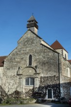 St Vincent's Abbey Church of Chantelle. Allier department. Auvergne Rhone Alpes. France