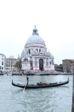 The Basilica di Santa Maria della Salute on the Grand Canal, Venice, Veneto, Italy