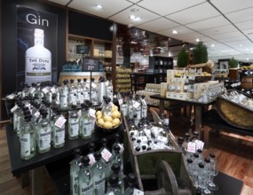 Beverage Department, Department Store, Munich, Bavaria, Germany