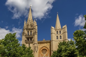 Cathedral Notre-Dame-et-Saint-Privat of Mende, Lozere department, Occitanie, France