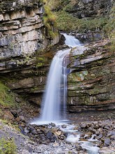 Diesbach Waterfall, Canton of Glarus, Switzerland