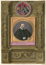 Members of the famous Augsburg Fugger family, Markus Fugger (1529) was the eldest son of the famous