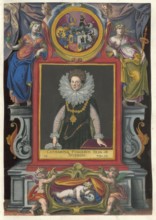 Members of the famous Augsburg Fugger family, Catharina Fugger, also known as Katharina, born 1587,