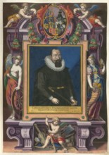 Members of the famous Augsburg Fugger family, Constantine I Baron Fugger (born 1569, died 1627),