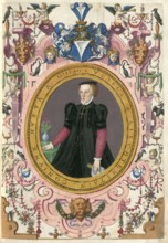 Ursula von Lichtenstein zu Carneid (1542 - 1573), a member of the famous Augsburg Fugger family,