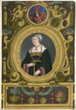 Members of the famous Fugger family in Augsburg, Sibylla Artzt, also Sibille Fugger, the woman of