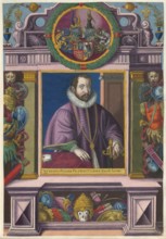 Members of the famous Augsburg Fugger family, portrait of Severin Fugger the Younger (1551 - 1601),