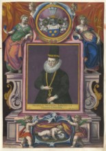 Members of the famous Augsburg Fugger family, portrait of Regina von Freyberg (ca. 1573 - 1609),