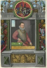 Members of the famous Augsburg Fugger family, Georg Fugger, (1560 - 1634), married to Helena von