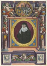 Members of the famous Fugger family in Augsburg, Maria Fugger, 1572 - 1622, daughter of Octavianus