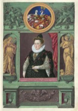 Members of the famous Augsburg Fugger family, Barbara Countess von Helfenstein (1534 - 1573), first