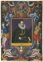 Members of the famous Augsburg Fugger family, Philipp (1567 - 1601), married to Barbara Fugger, son