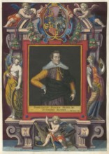 Members of the famous Fugger family in Augsburg, Franz Fugger von Kirchberg and Weissenhorn died at