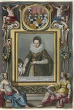 Members of the famous Augsburg Fugger family, Maria Eleonora Countess of Hohenzollern (1586 -