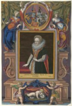 Members of the famous Augsburg Fugger family, Anna Countess Fugger (1582 - 1633), daughter of Jakob