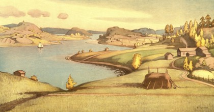 Ladoga Archipelago or Ladoga Archipelago, 1910, national park on the northwestern coast of Lake