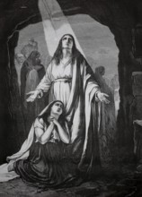 Martyrs in the catacombs, early Christian woman who died during the Roman persecutions (ca. 2nd-4th