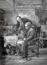 Doctor visits a sick person and prescribes medicine for him, of which he regularly has to take a