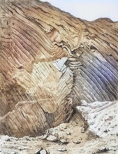 Glacial signs of congestion and folding in the diluvium of Petersburg near Kiel,